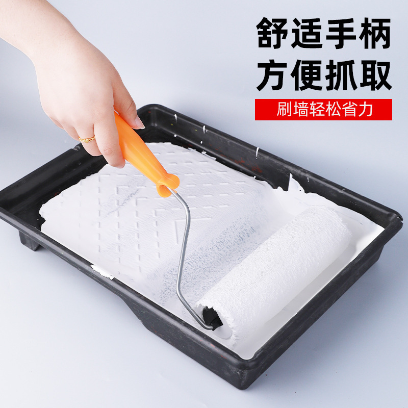 Cepillo de rodillo de 9 pulgadas, 6 pulgadas, rodillo de 4 pulgadas, cepillo de pintura de látex, pequeño rodillo de pintura al por mayor, sin cepillo de pintura de ángulo muerto