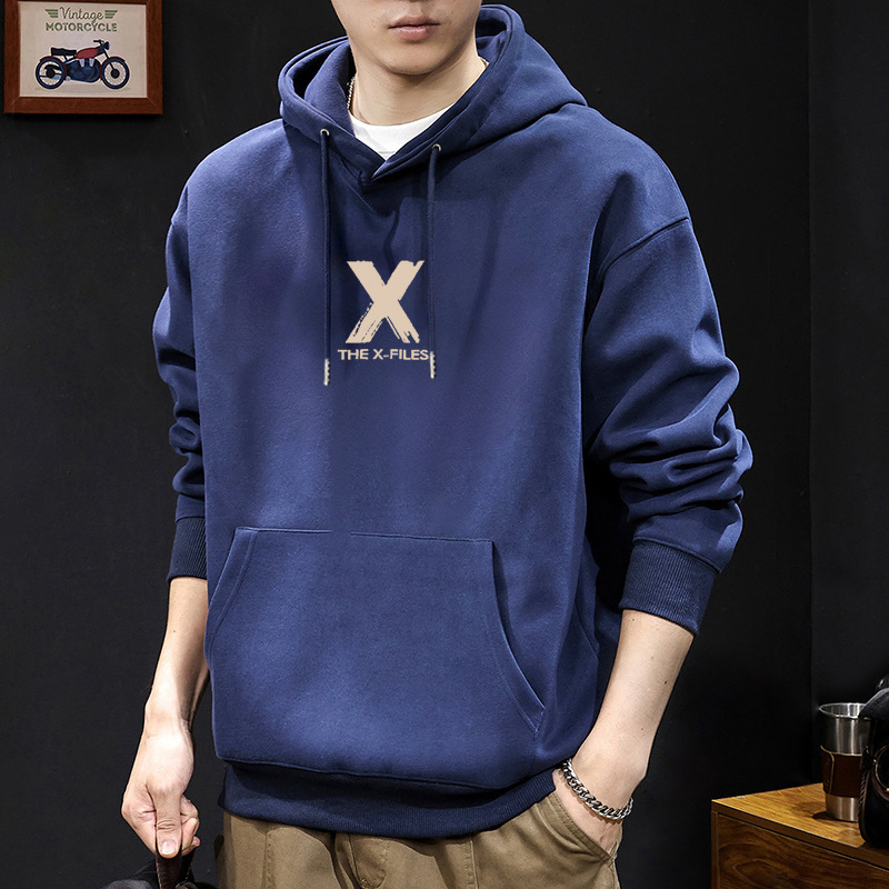 Azul escondido con sudadera normal - 8482