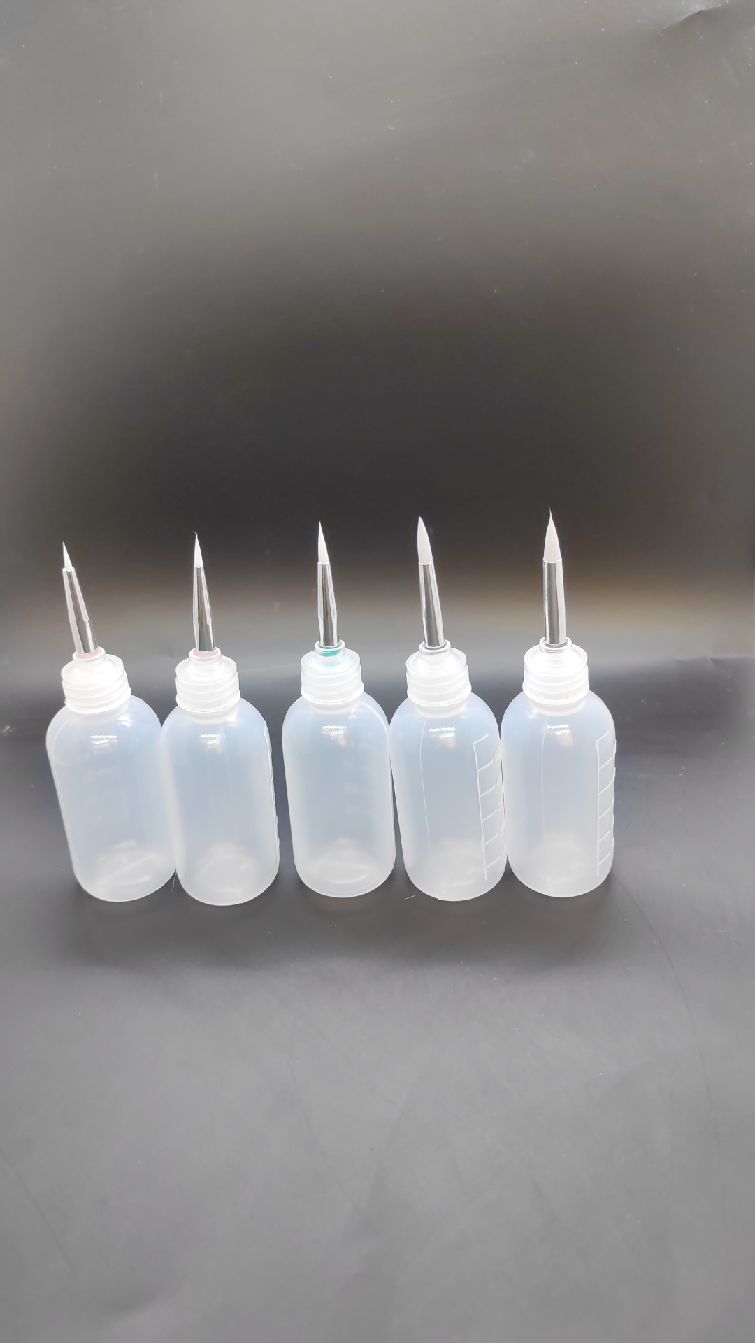 50毫升尖头毛刷瓶，彩绘瓶尖头尼龙毛针头笔