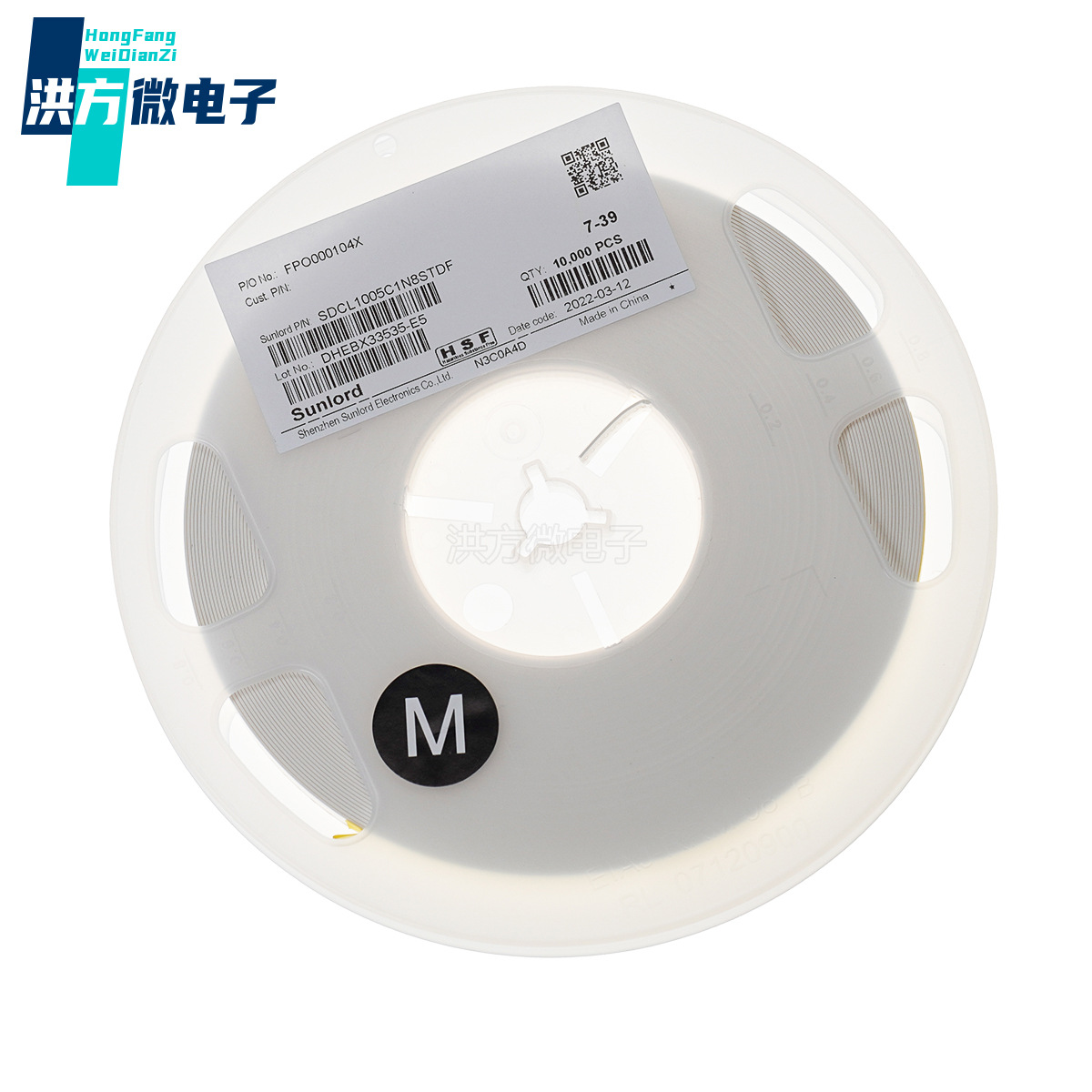 Sunlord电感器1.8nH 300mA电流 0402陶瓷电感SDCL1005C1N8STDF