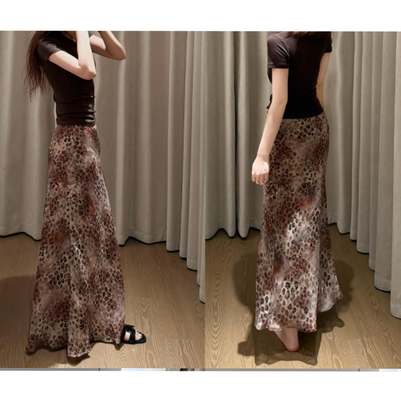 2026 New Style Leopard Aesthetic, Self-Contained and Eye-Catching, Slimming Gold Leopard Print, Elegant Spring and Summer Long Skirt and Short Skirt 2026 New Style Leopard Aesthetic, Self-Contained and Eye-Catching, Slimming Gold Leopard Print, Elegant Spring and Summer Long Skirt and Short Skirt