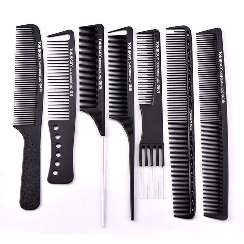 Peine de Aguja de Acero para Mechas y Separación de Cabello para Estilistas