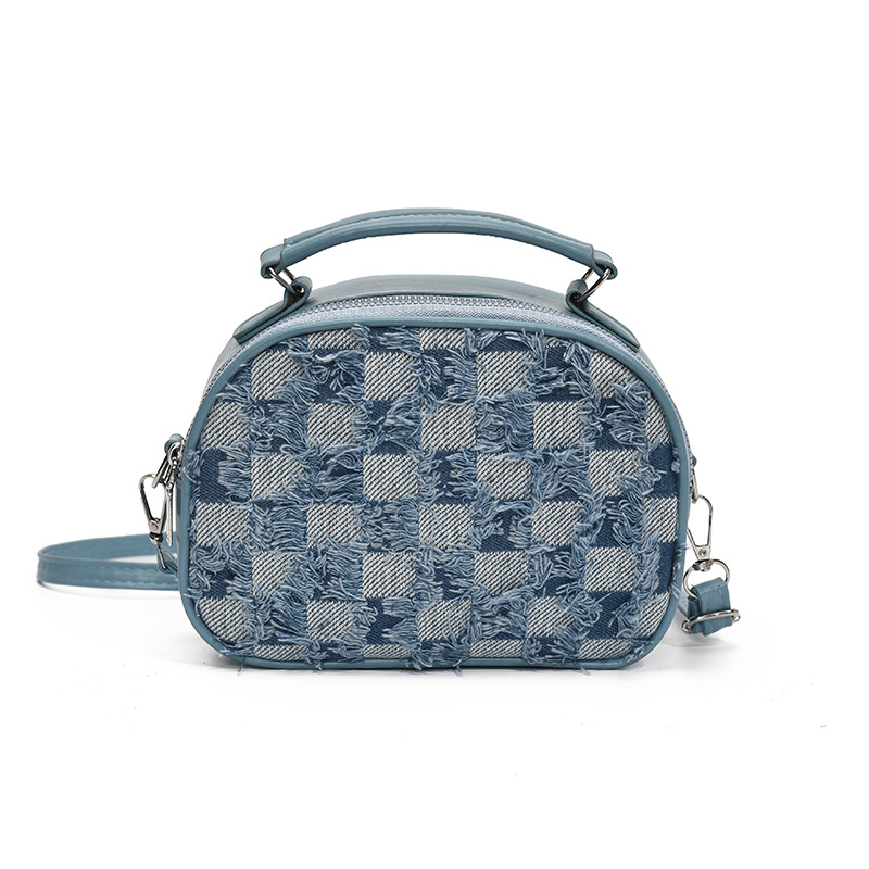 2025 diseño de moda extranjero personalidad casual estrella gradiente denim cadena de hombro bolso de mujer