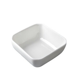 Square Cup Spot 3 inch hotel restaurant sauce dish sauce deep bowl ceramic sauce dish Chaozhou factory wholesale