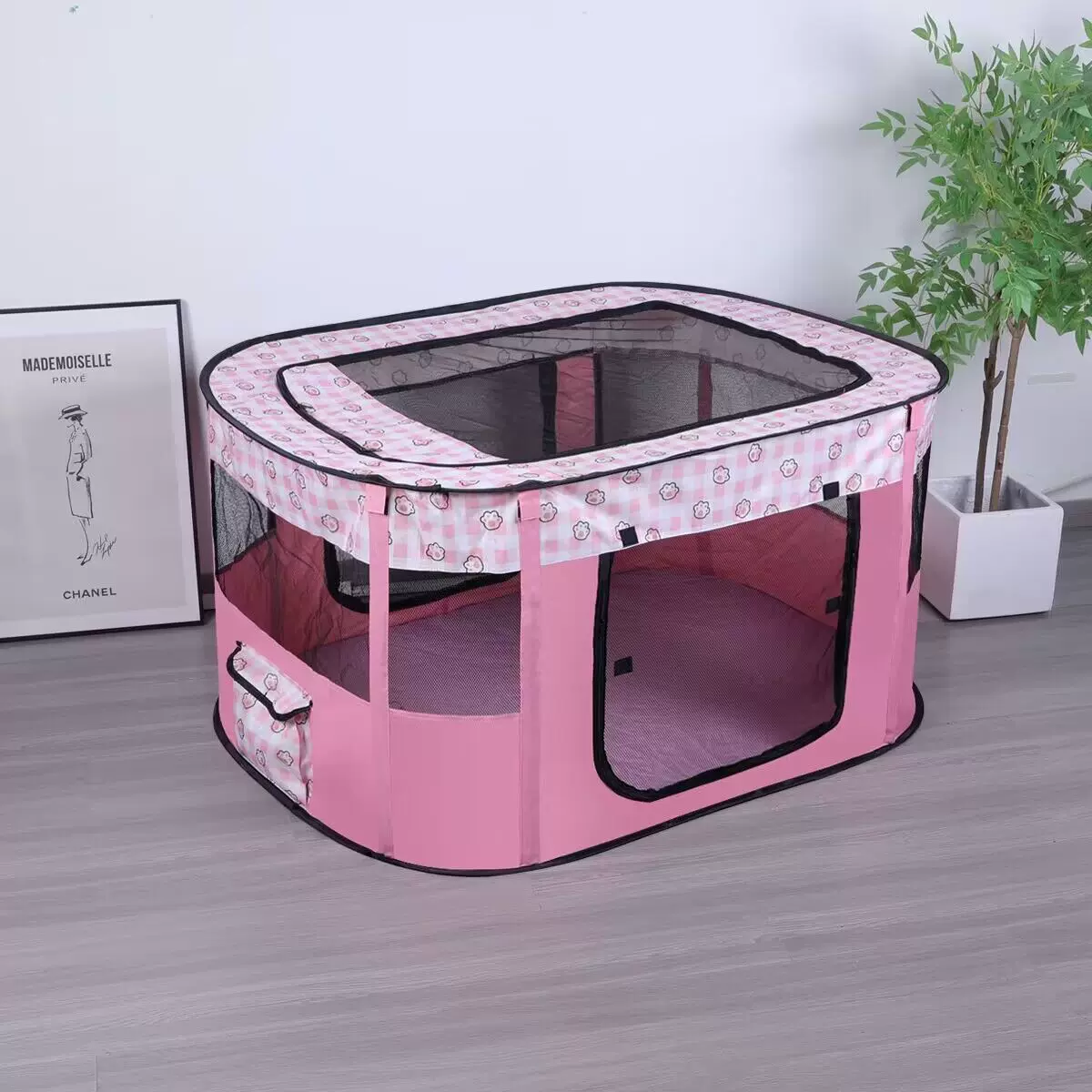 宠物用品猫窝别墅猫狗笼批发封闭式宠物围栏帐篷大空间幼猫咪产房
