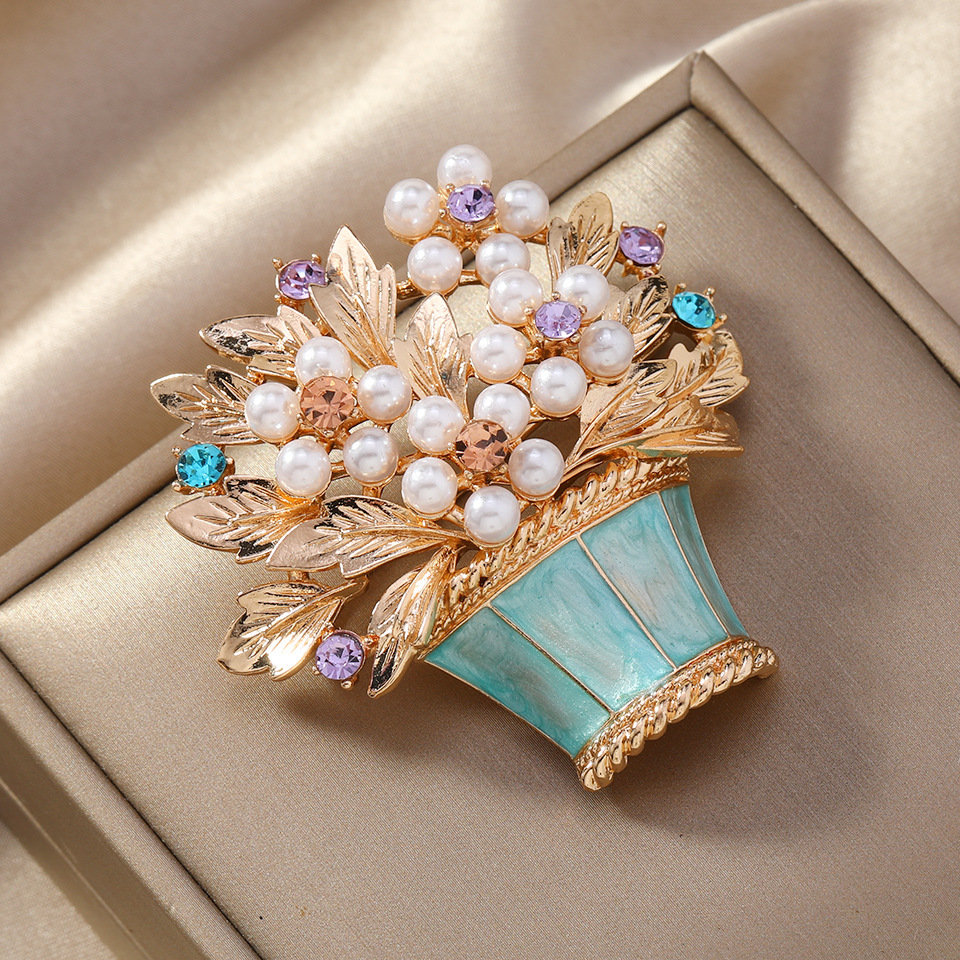 Grous Emaille Blumeband Fir Dammen Statement Bijouen Boho_voghion.com