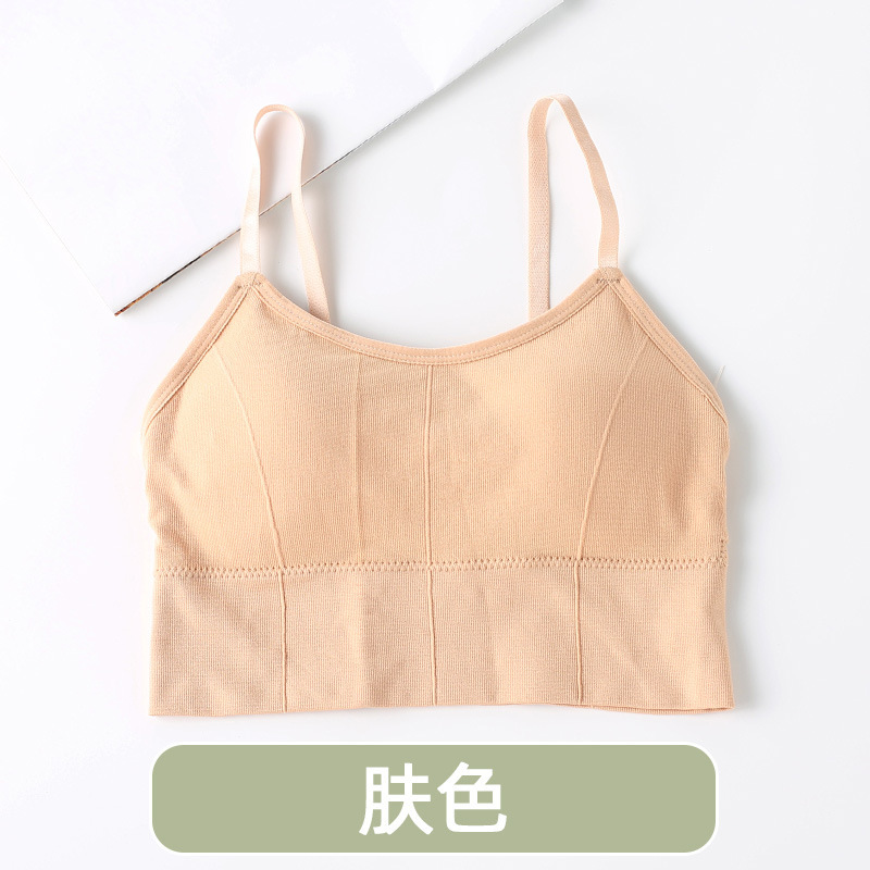 646 celebridad de internet popular grande U belleza espalda camisola almohadilla en el pecho de las mujeres anti-exposición desgaste exterior sujetador tubo superior mujeres