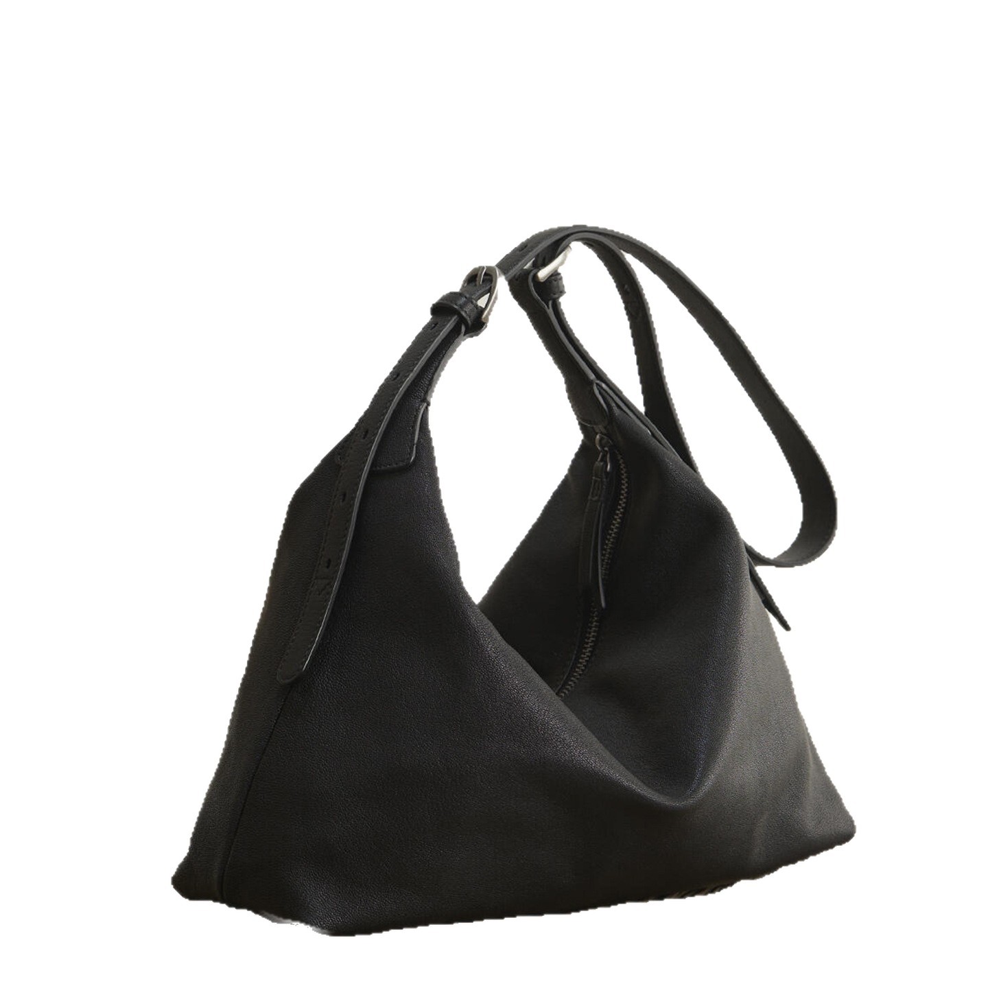 Qiu Zhen Vegetable Tanned Cowhide & Sheepskin Double-Handle Hobo Bag Large Capacity Shoulder Crossbody Commuter Bag For Women - Thumbnail 5