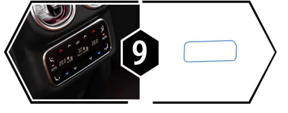 Suitable for the New Mercedes-Benz Glc300 Interior Tpu Soft Film Central Control Transparent Protective Film Navigation Screen Film 2025