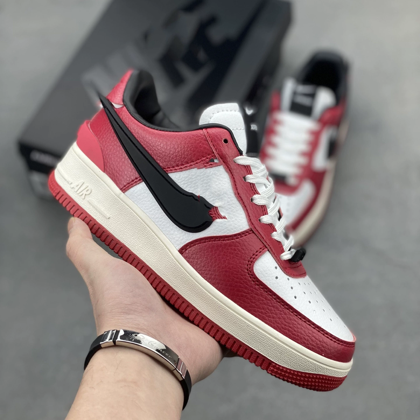 Мужские кроссовки Nike Air Force 1, низкие, комфортные, универсальная повседневная обувь, размеры 36–45