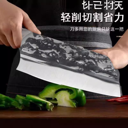 Yangjiang manufacturer street stall kitchen knife stainless steel forged household kitchen knife chopping knife butchering and dividing fish deboning knife