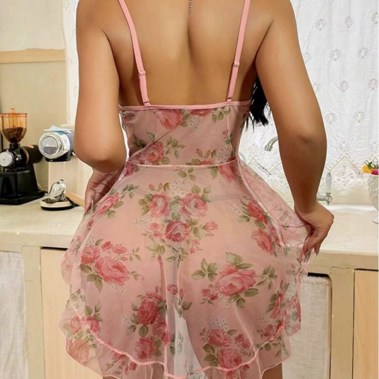 (Торговля через границу), сексуальное шифоновое нижнее белье, Slip dress, пижама