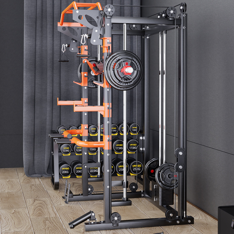 Yanbo entrenador integral pórtico equipo de fitness integrado multi-funcional pájaro volador casa Smith Machine Squat rack