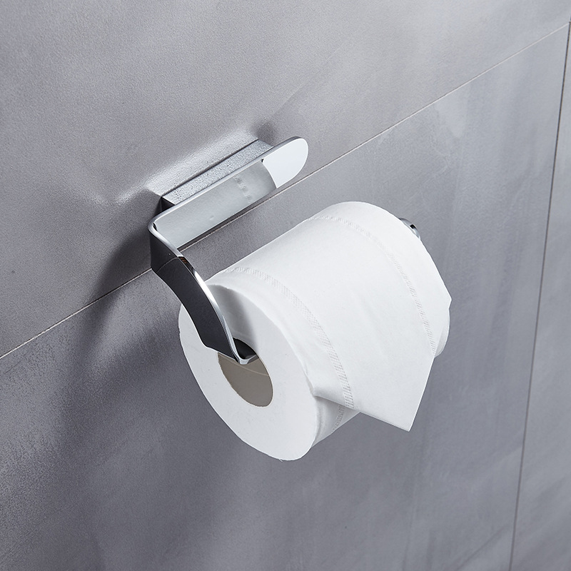 Toilet paper holder, hotel engineering, toilet paper holder, wall-mounted toilet, tissue box, punched toilet paper holder, bathroom wall rack