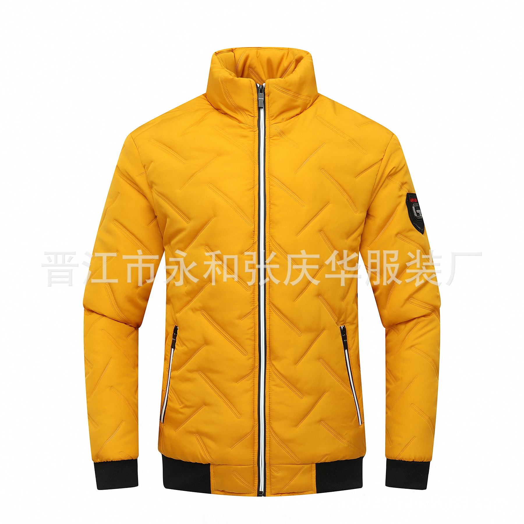 Cross-border 2023 abrigo de algodón acolchado de los hombres de invierno Comercio exterior collar de pie abrigo de algodón acolchado de moda engrosada cálido multicolor abrigo de algodón acolchado al por mayor