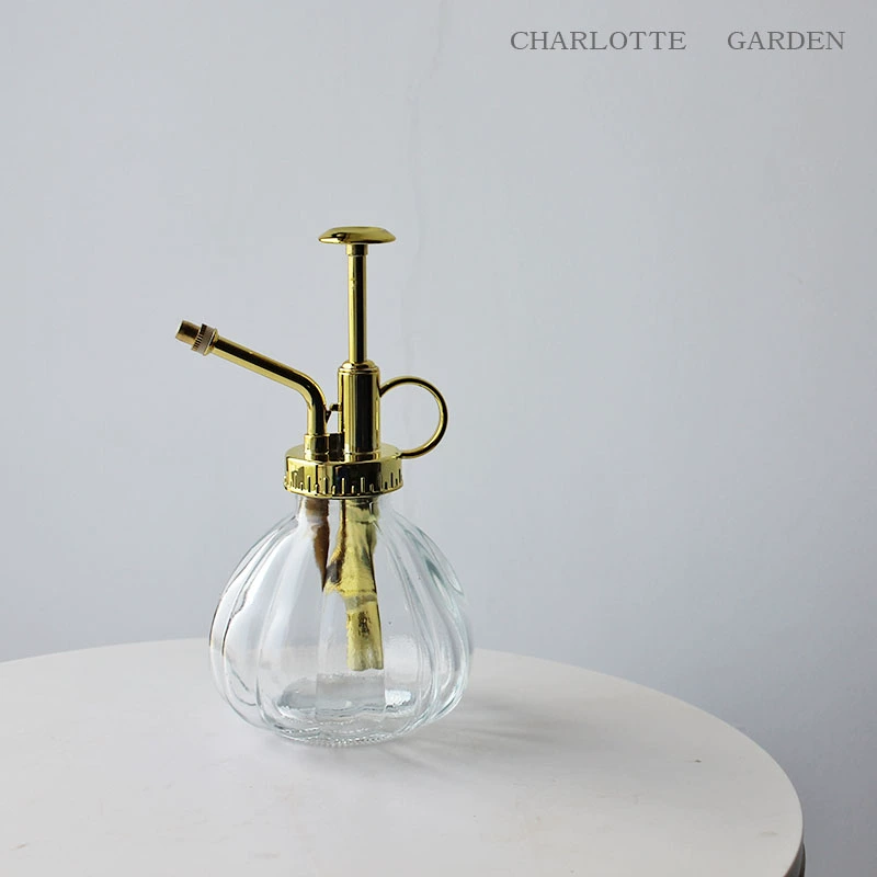 Charlotte ретро тыквенный тип стеклянная лейка маленькая мини-чайник для украшения