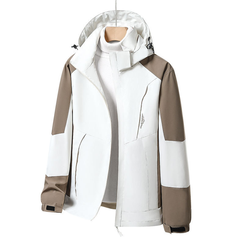 Spring and Autumn Live Broadcast Popular Products on Pinduoduo Douyin Store Hot-Selling Young Men's Couple Trendy Outdoor Soft Shell Jacket