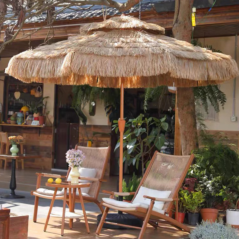 Outdoor Artificial Straw Umbrella, Thatch Umbrella, Sunshade Umbrella, Shop Entrance Sun Umbrella, Outdoor Umbrella for Tea Brewing by the Fire, Patio Umbrella Outdoor Artificial Straw Umbrella, Thatch Umbrella, Sunshade Umbrella, Shop Entrance Sun Umbrella, Outdoor Umbrella for Tea Brewing by the Fire, Patio Umbrella