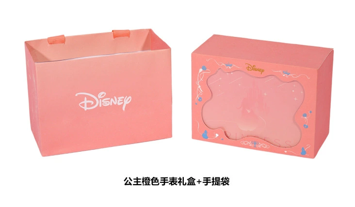 Подарочный набор (Disney) — упаковка «замок» для украшений и часов, розовый принцессы, 20×10×10 см