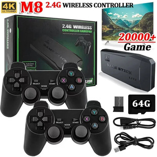M8 HD TV PlayStation M8 Doubles геймпад содержит геймпад 2.4G 4K Doubles PlayStation