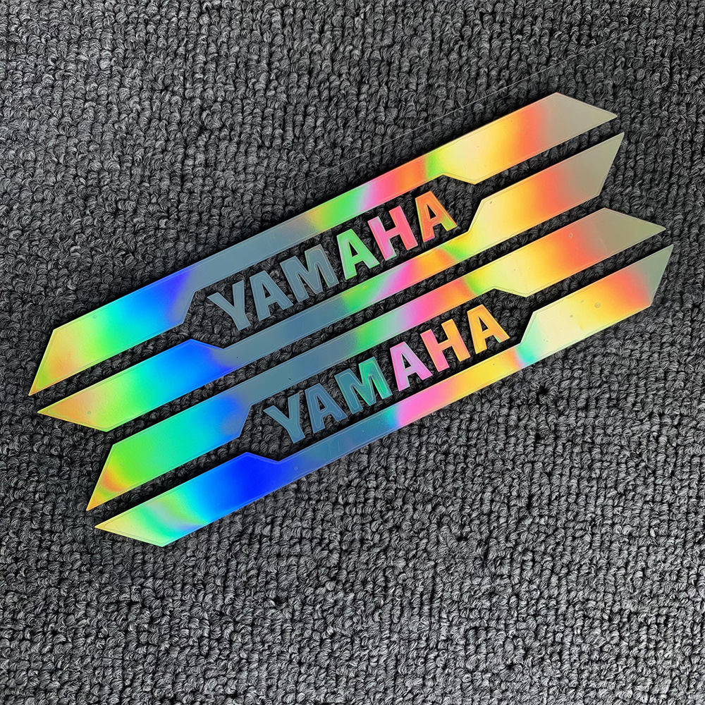 ヤマハのステッカーのオートバイの反射ステッカーのヤマハの車の標識の福穎125はレーザーのまぶしい夜光のステッカーを改造します。