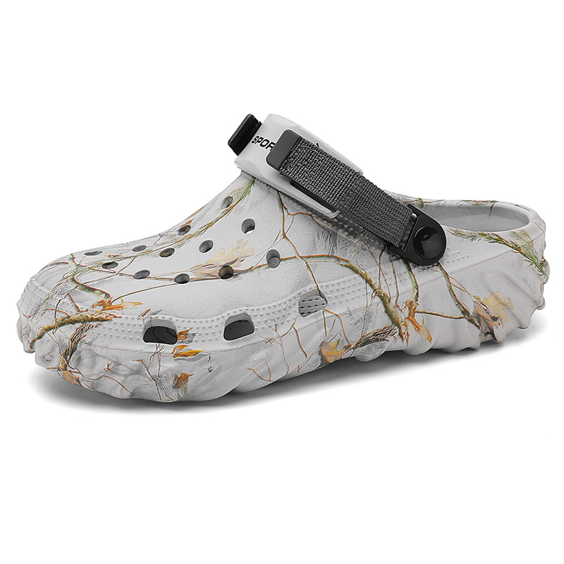 2024 zapatos de fondo grueso para hombres de verano nuevos zapatos de playa para usar sandalias zapatillas de bolsillo