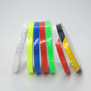 Cross-border e-commerce bicycle stickers reflective film crystal color bicycle motorcycle wheel stickers reflective body stickers mountain bike