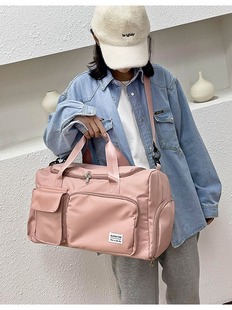 Factory direct sales wholesale travel bag dry and wet separation sports yoga fitness bag large capacity printable LOGO