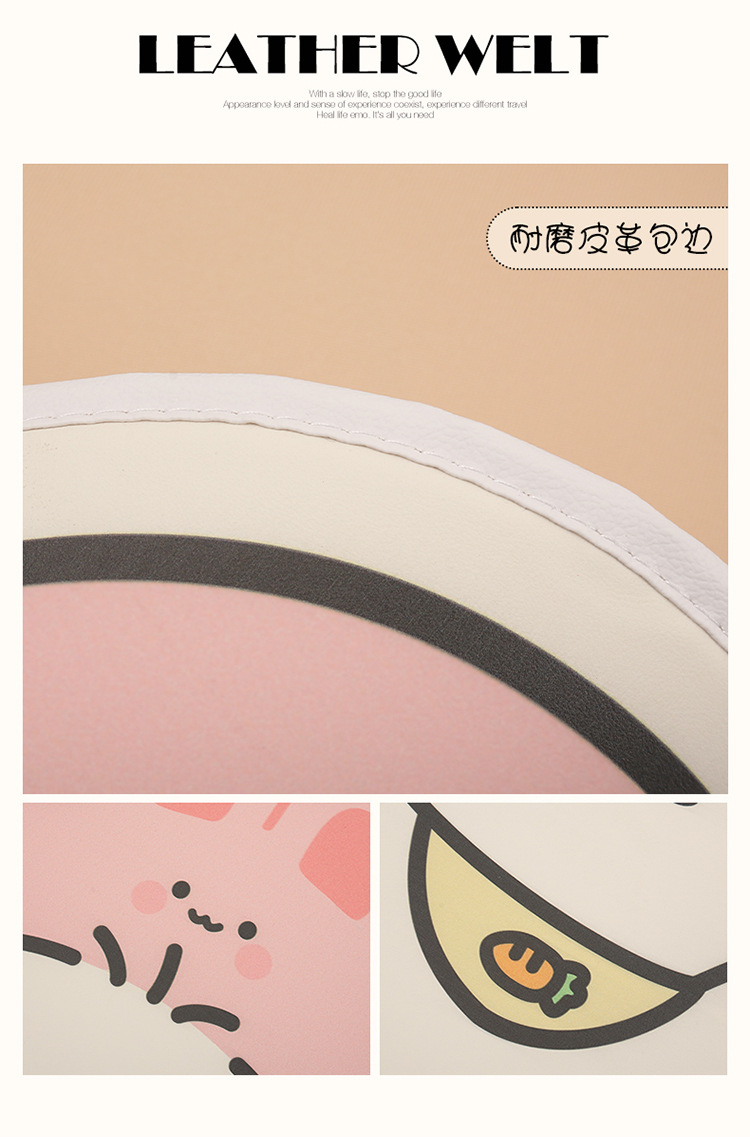 Hat-Shaped Pochacco Anti-Kick Pad, Long Style, Cute for Ladies and Children, Cartoon Car Seat Back Anti-Kick Pad, Anti-Dirty Pad for Car Use