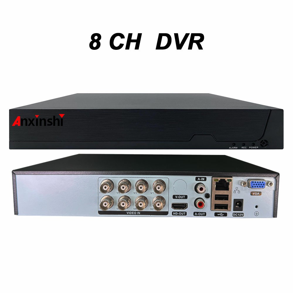 8-Kanal-AHD-Analogsystem für Außenbereiche, Farbige Nachtsicht