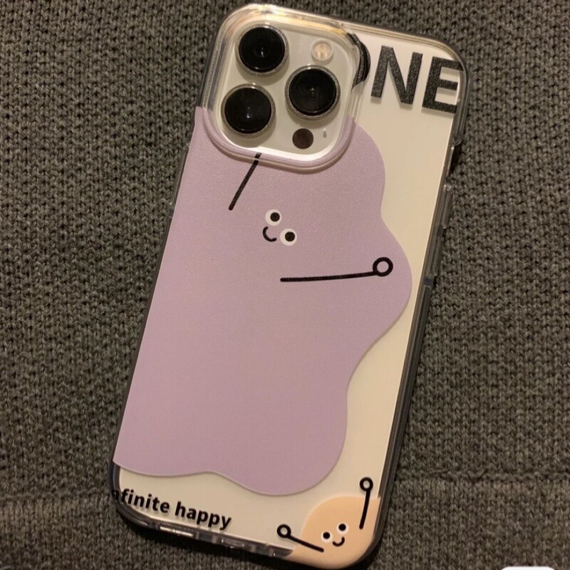 Small interesting pixel wind mobile phone is suitable for shell fruit 13 transparent 11/1 fruit 14/13promax mobile phone case 12/