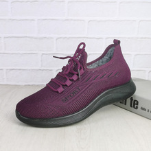 冬季加绒老北京棉鞋女加厚保暖休闲运动鞋聚氨酯底妈妈健步鞋女士