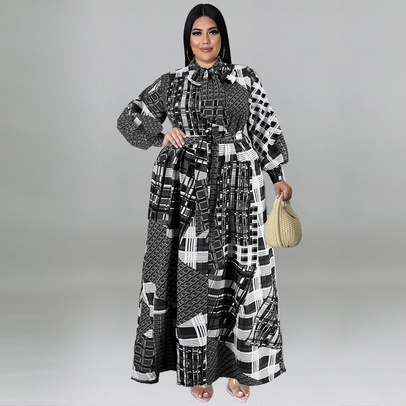 Women's Clothing Women's Plus Size Long Sleeved Collared Dress Style Autumn Clothing Long Sleeve For Formal & Casual For Women_ecoleips.com