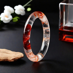 天然ゴムの花の水晶のブレスレットのブレスレットのコレクションの級はバラの花びらを持っています。