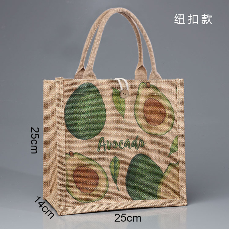 Bolsa de lino personalizada diy regalo de mano de compras bolsa de yute de gran capacidad bolsa de lino portátil bolsa de lino personalizada