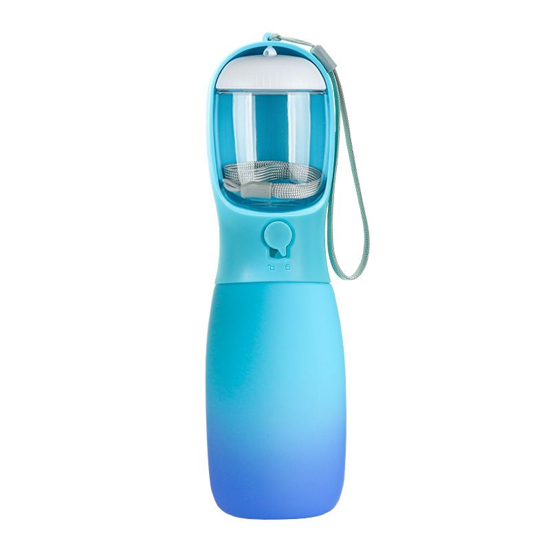 [Serie de color degradado] taza de comida de agua para mascotas hervidor de agua portátil al aire libre resistente a altas temperaturas multifuncional taza de comida de agua para mascotas taza