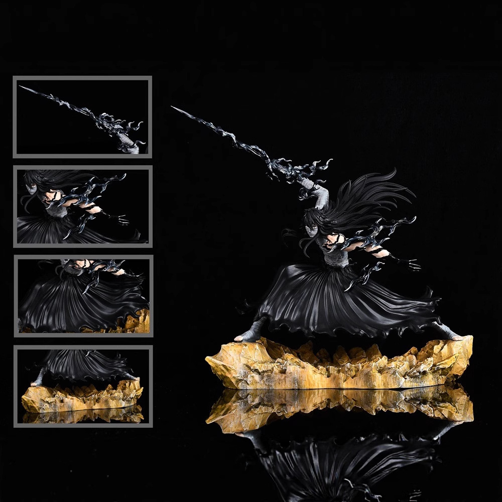 黑崎一护GK最后月牙天冲手办摆件 天锁砍月无月一户2.0战斗动漫手