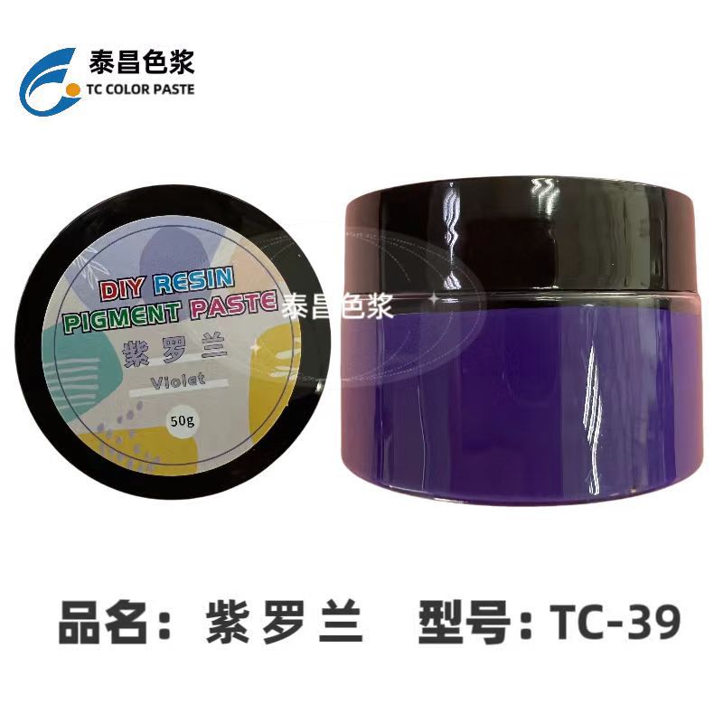 TC-39 글루 컬러 페이스트 바이올렛, 오픈 병 50g