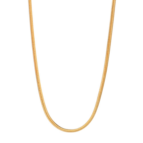 Retro Personality Alloy Snake Bone Chain Necklace, Internet Star Same Style Snake Bone Clavicle Chain, European and American Cross-Border Necklace Customization