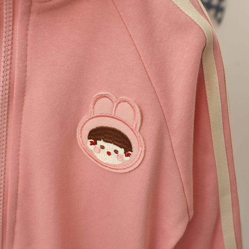 Girls' Suit Westernized Korean Wear Spring and Autumn Long Sleeve Children's Clothing Sports Baby Two_voghion.com