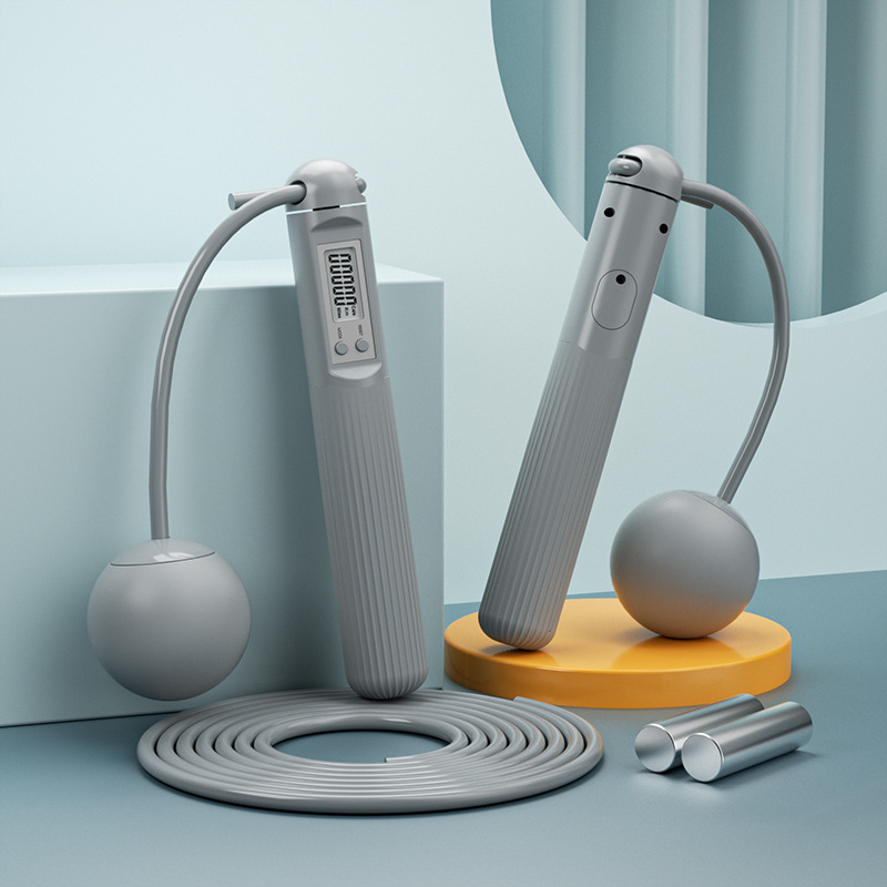 회색 큰 공 연장 로프