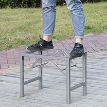 簡約折疊桌腿支架折疊桌架鐵桌腳架子桌子腿折疊桌子支架餐桌腳架