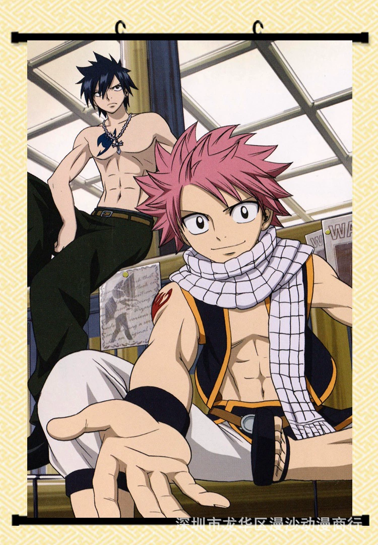 Плакат "Fairy Tail" магия тьмы, выставочный постер, зарубежная торговля