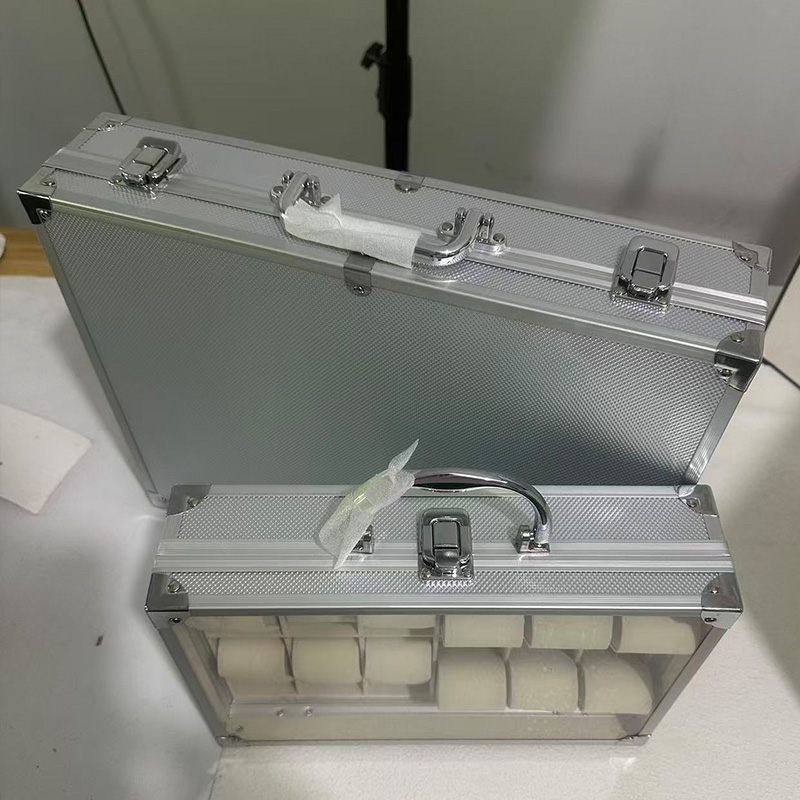 ✅ 5/10/12/18/24 Slots Aluminum Alloy Watch Box Jewelry Luxury Display Case Night Market Stall Storage