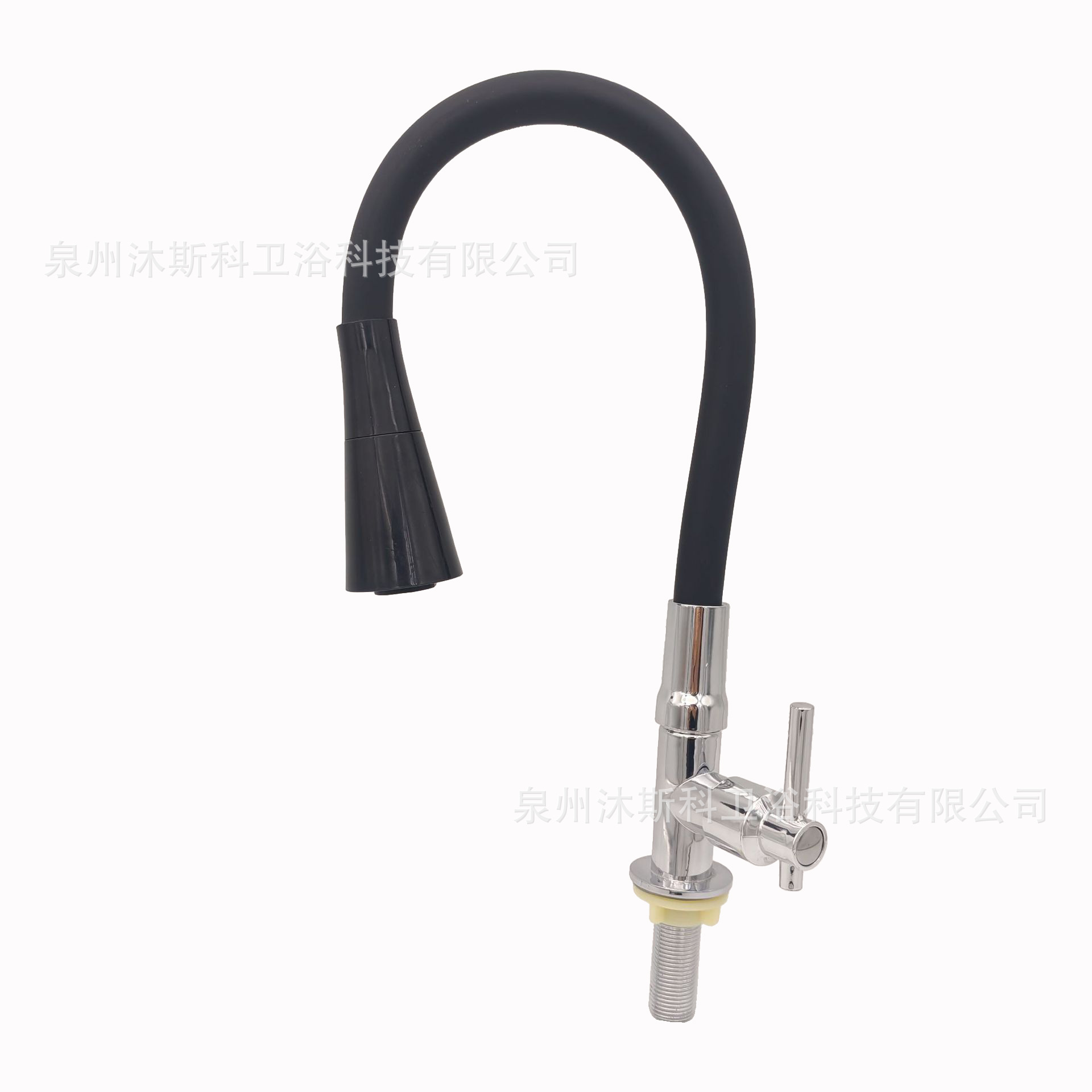Transfronterizo negro universal tubo de aleación de zinc ángulo tipo grifo único color 4 ángulo de cocina universal grifo frío único