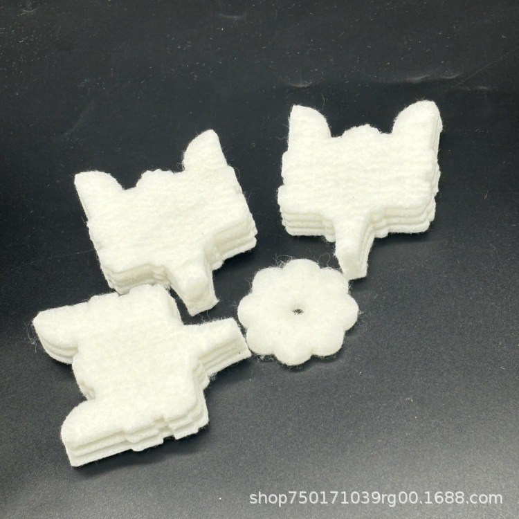 风扇香薰棉片精油挥发器圆形吸水棉片香薰纤维棉片精油挥发器棉片