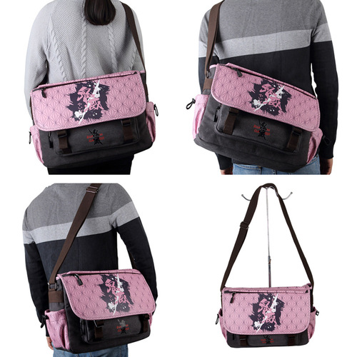 Animation peripheral shoulder bag Attack Naruto Demon Slayer: One Piece Tokyo Totoro canvas shoulder bag
