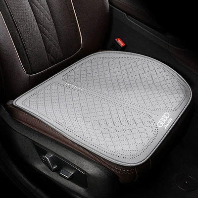 Seat cushion, seat cover, Breathable Cushion - front-seat-cushion-2-pack-elegant-gray