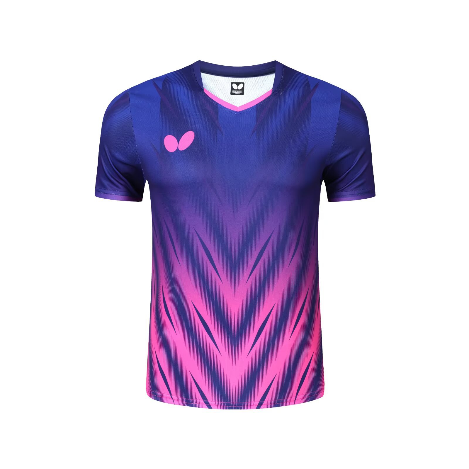 25 mariposa ropa de tenis de mesa rápida secado transpirable ropa de entrenamiento para hombres y mujeres juegos de tenis de mesa ropa deportiva impresa compra de grupo