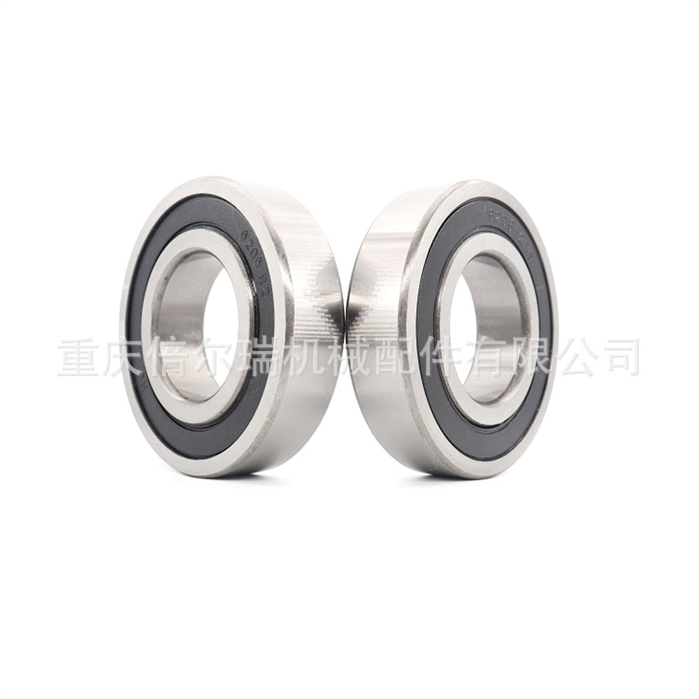 6206 rodamiento de esferas de ranura profunda 2RS ZZ sellado rodamiento de acero cromado de alta velocidad general para la industria automotriz de motocicleta